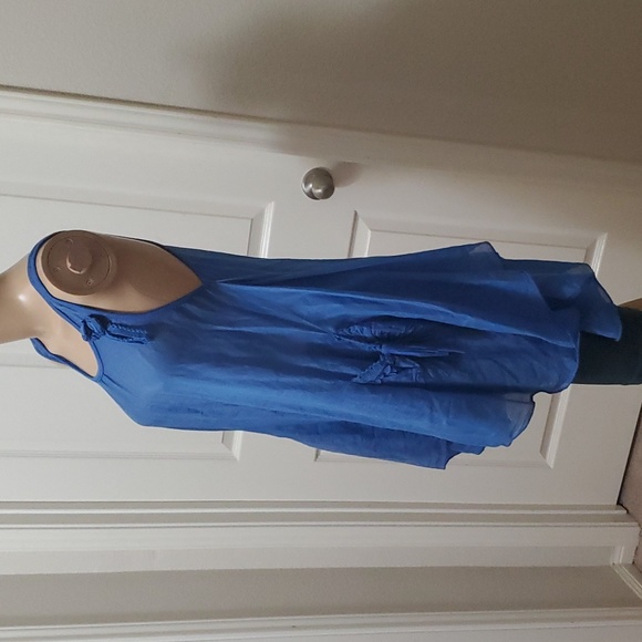 M silk cotton blend biased cut slouch pockets light flowy made in Italy frock - Picture 2 of 8